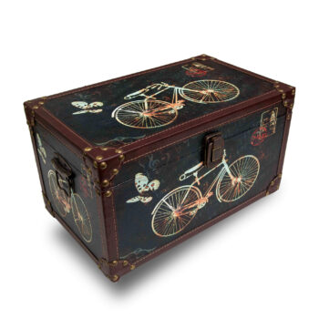 Aluguel de Baú Decorativo Bike P Marrom