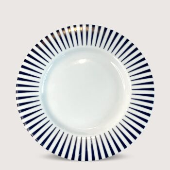 Aluguel de Prato de Mesa Sol Azul Marinho Schmidt