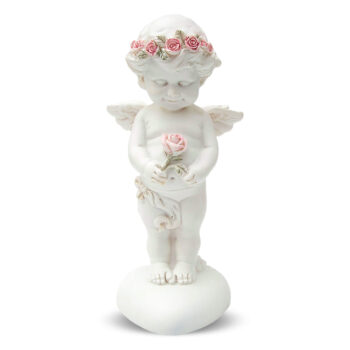 Aluguel de Anjo Decorativo Em Pé com 1 Flor