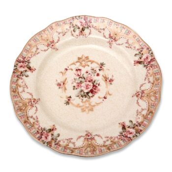 Aluguel de Prato de Mesa Flores Rose Gold