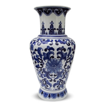 Aluguel de Vaso Português Azul e Branco G