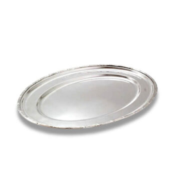 Aluguel de Travessa Prata Oval Croise 60cm