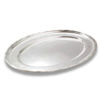 Aluguel de Travessa Prata Oval Croise 70cm
