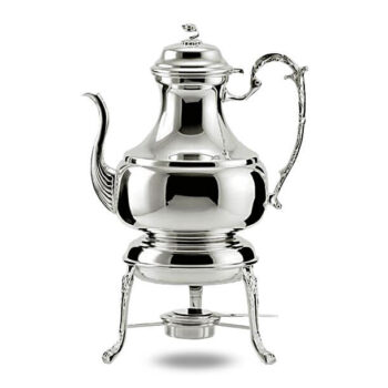 Aluguel de Samovar Prata Liso com Banho Maria 3Lts