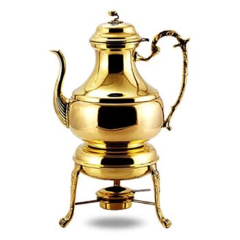 Aluguel de Samovar Dourado com Banho Maria 3L
