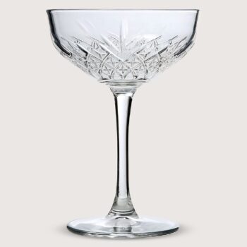 Aluguel de Taça de Champanhe Maria Antonieta Lapidada