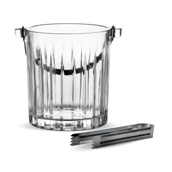 Aluguel de Balde de Gelo Cristal Risqué com Pinça 1L