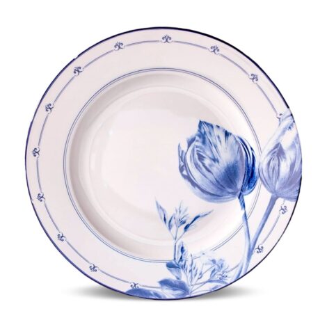 Aluguel de Prato de Mesa Tulipa com Listras Janny