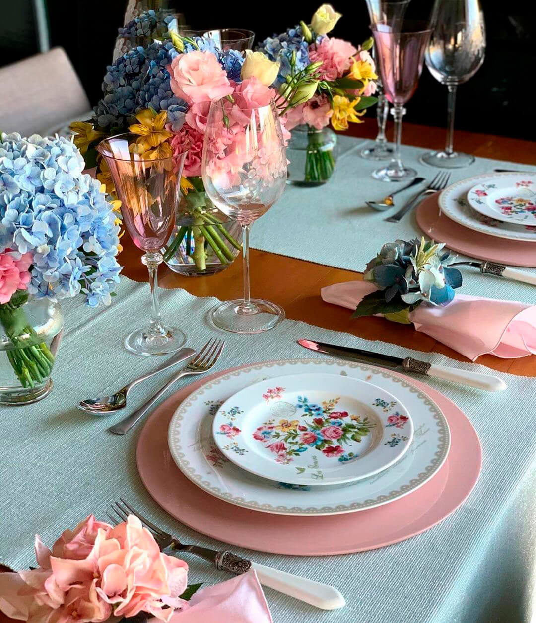 Mesa Posta de Dia das Mães