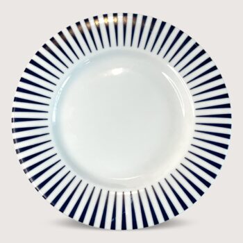 Aluguel de Prato de Sobremesa Sol Azul Marinho Schmidt