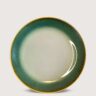 Aluguel de Prato de Sobremesa Borda Rajada Verde