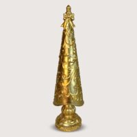 Aluguel De Árvore De Natal Dourada Com Strass