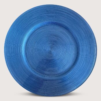 Aluguel de Sousplat Marrocom Azul de Vidro