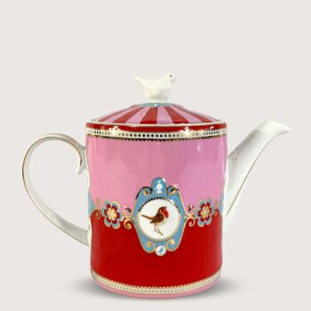 Aluguel de Bule Chá Rosa Vermelho Pip Studio