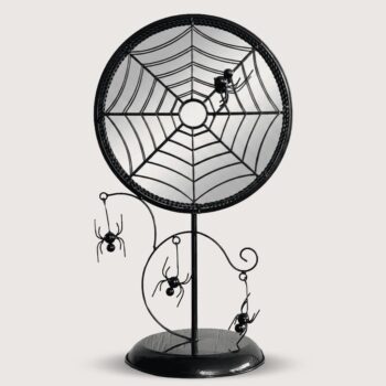 Aluguel Base Espelho com Teia e Aranha Halloween