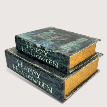 Aluguel de Kit Caixa Livro Happy Halloween 2 Peças