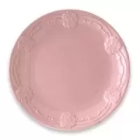 Aluguel de Prato de Sobremesa Rosinha Rosa 21cm