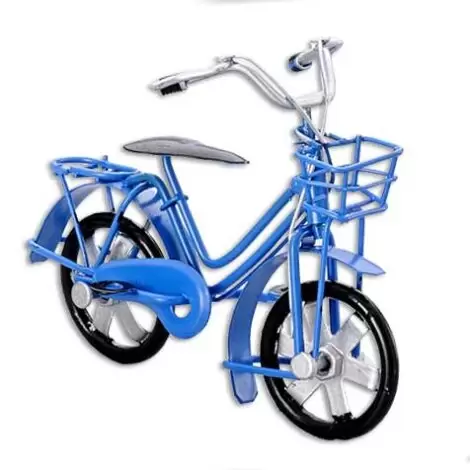 Aluguel de Bicicleta Decorativa Azul 13x10cm