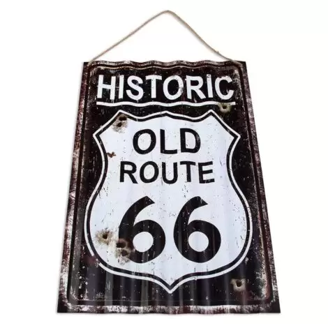Aluguel de Placa Decorativa Old Route 66