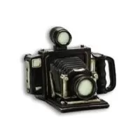 Aluguel de Câmera Fotográfica Decorativa Vintage 16cm