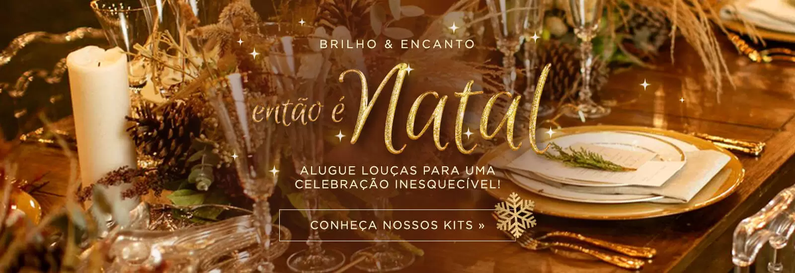 Aluguel de Mesa Posta para o Natal