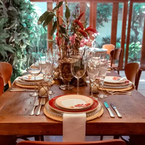 Aluguel de Kit de Mesa Posta para o Dia das Mães