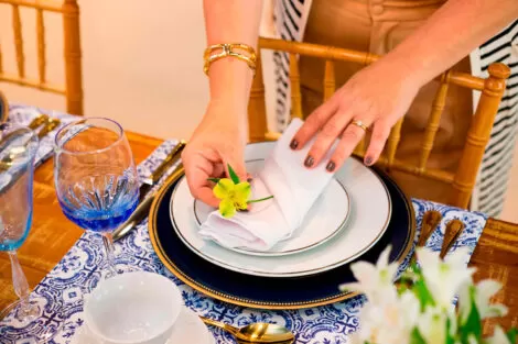 Aluguel de Kit de Mesa Posta para o Dia das Mães